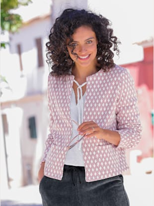 Veste légère jacquard en jersey tendance