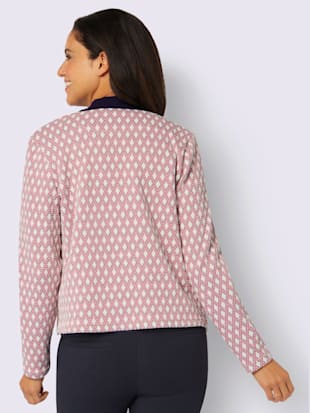 Veste légère jacquard en jersey tendance