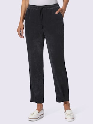 Pantalon en velours côtelé allure tendance