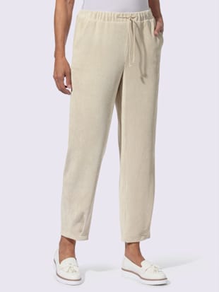 Pantalon en velours côtelé allure tendance