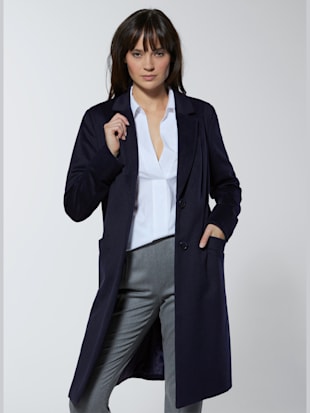 Long manteau femme coupe blazer