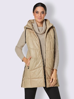 Gilet en cuir d'agneau nappa cuir véritable