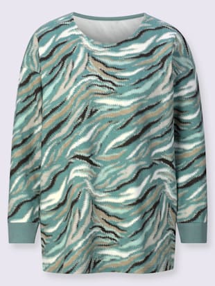Sweatshirt petites pierres brillantes fantaisie (Image 4)