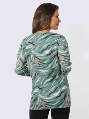 Sweatshirt petites pierres brillantes fantaisie (Image 3)
