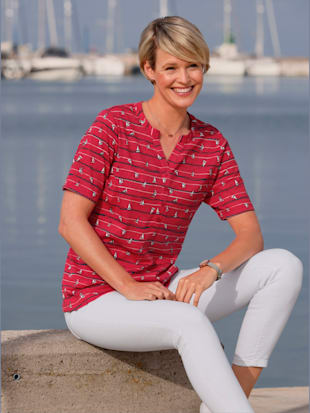 T-shirt à manches courtes motif marin (Image 1)