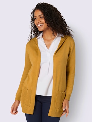Veste longue en tricot longueur amovible