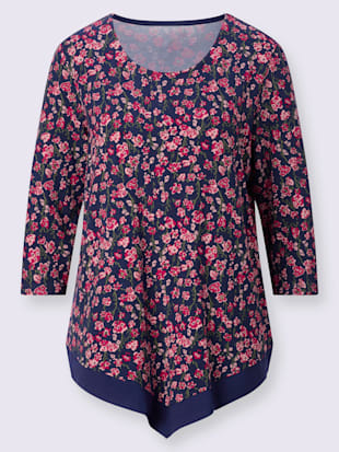 T-shirt à manches 3/4 viscose douce et fluide (Image 4)