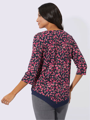 T-shirt à manches 3/4 viscose douce et fluide (Image 3)