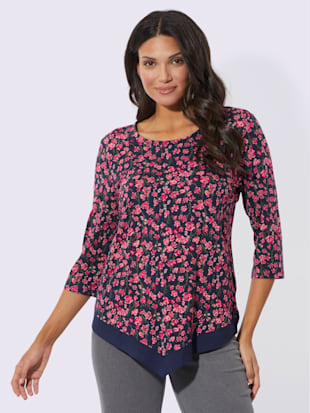 T-shirt à manches 3/4 viscose douce et fluide (Image 2)