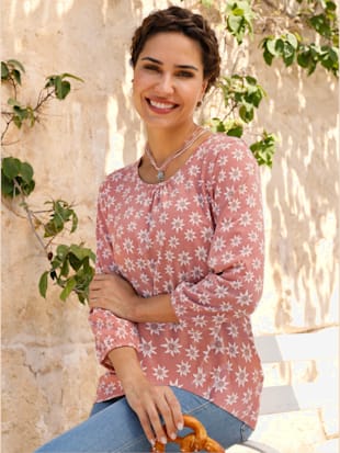 T-shirt à manches 3/4 pur coton