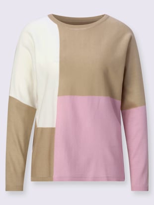 Pull encolure ronde manches chauve-souris (Image 4)