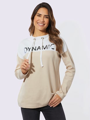 Sweatshirt imprimé brillant et argenté (Image 2)