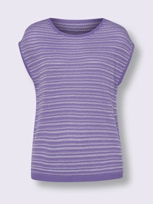 Pull ajouré mancherons tendance (Image 3)
