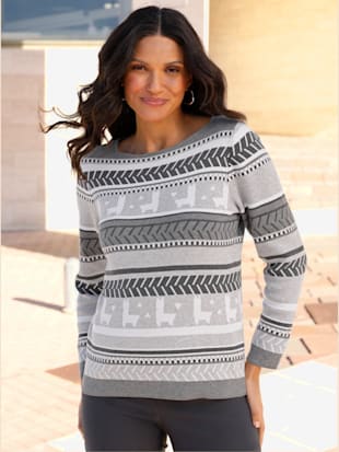 Pull jacquard 40% viscose (Image 1)