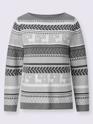 Pull jacquard 40% viscose (Image 4)
