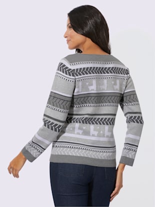 Pull jacquard 40% viscose (Image 3)