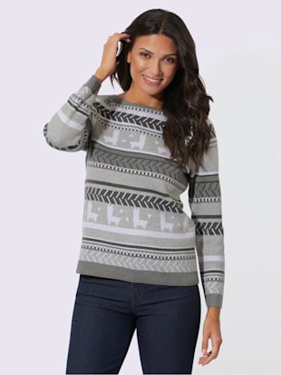Pull jacquard 40% viscose (Image 2)
