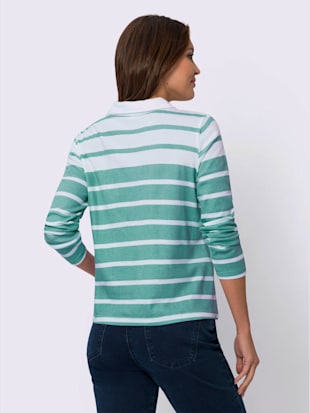 Sweatshirt col polo sportif