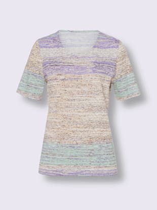 T-shirt à manches courtes aspect chiné (Image 4)