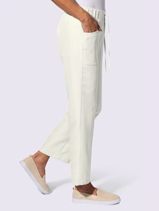 Pantalon imitation lin (Image 2)