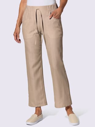 Pantalon imitation lin
