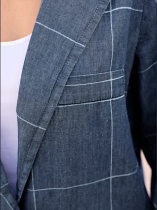 Blazer en jean qualité jean légère et estivale