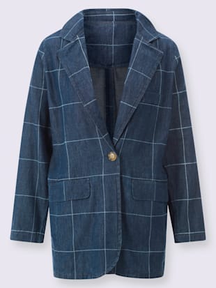 Blazer en jean qualité jean légère et estivale