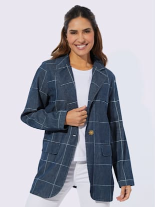 Blazer en jean qualité jean légère et estivale