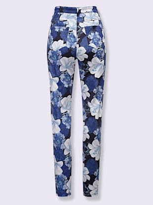 Pantalon imprimé 98% coton