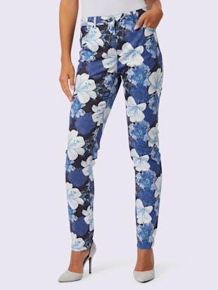 Pantalon imprimé 98% coton