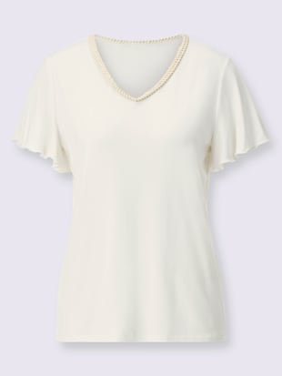 T-shirt en v avec viscose (ecovero)