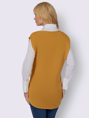 Débardeur en tricot mélange de cotons agréable
