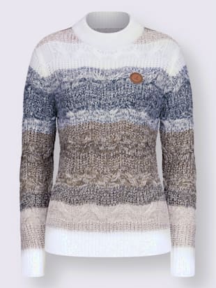 Pull superbe motif torsadé