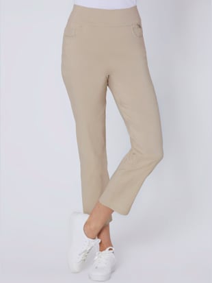 Pantalon 7/8 lyocell large ceinture élastique