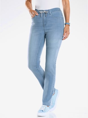 Jean ceinture élastique latérale