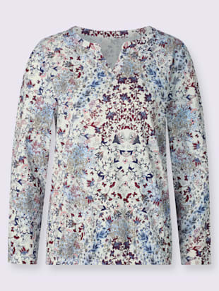 T-shirt à manches longues motif floral (Image 4)