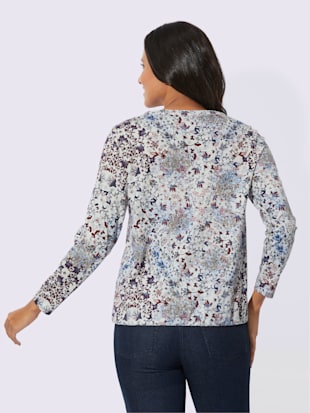 T-shirt à manches longues motif floral (Image 3)