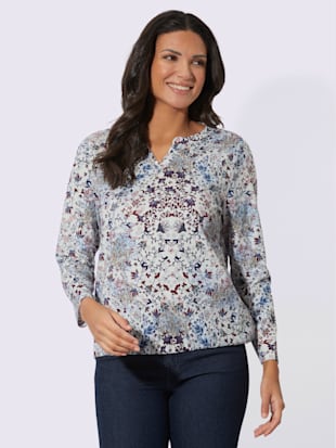 T-shirt à manches longues motif floral (Image 2)