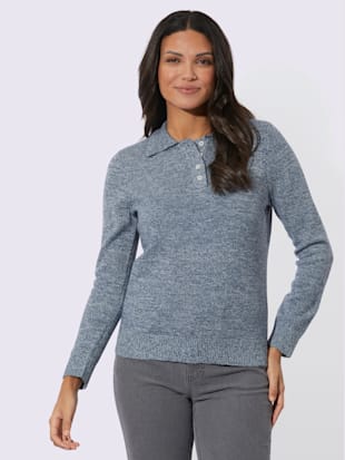 Pull polo col polo tendance