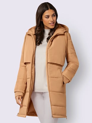 Veste longue doublure et garnissage chaud