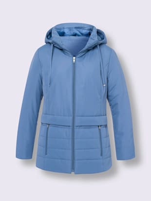 Doudoune capuche avec coulisse et lien à nouer (Image 4)