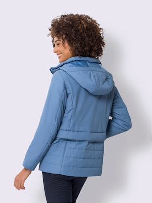 Doudoune capuche avec coulisse et lien à nouer (Image 3)