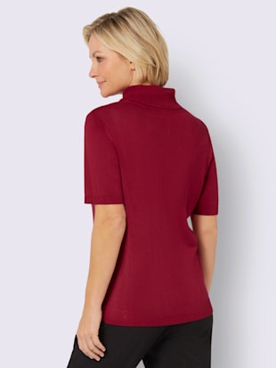 Pull col roulé pure viscose