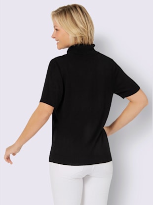 Pull col roulé pure viscose