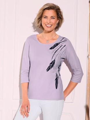 T-shirt à manches 3/4 pur coton