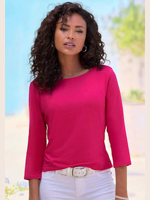 Lot de 2 t-shirts lascana aux manches 3/4 (Image 1)