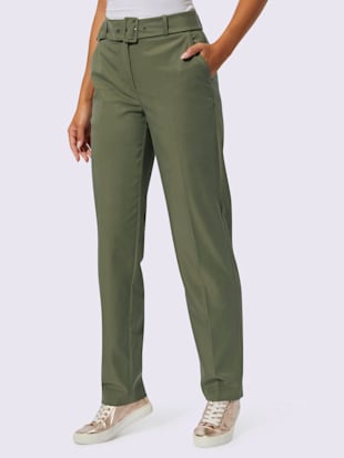 Pantalon plissé 63% lyocell (tencel)