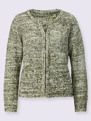 Veste en tricot joli fil fantaisie