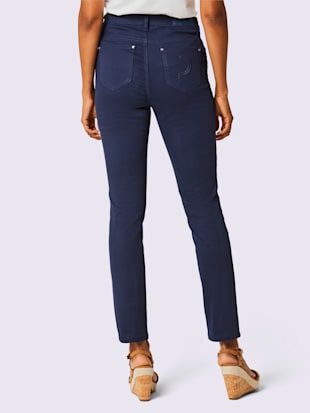 Pantalon 5 poches mélange coton et lyocell de qualité (Image 4)