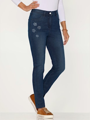 Jean ceinture élastique latérale (Image 1)